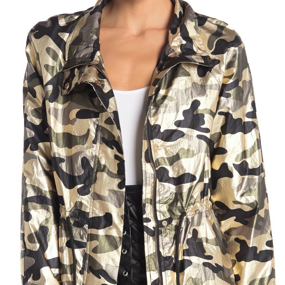 Jealous Tomato Lightweight Gold Camo Windbreaker